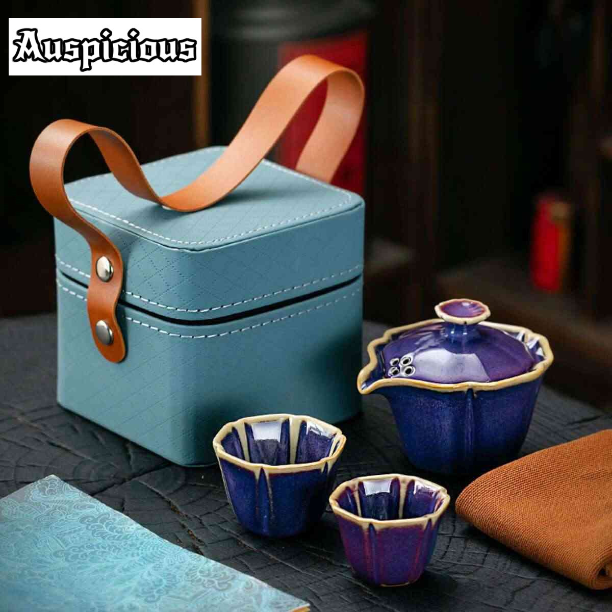Celadon Ceramic Cup - Jun Kiln Celadon Hand-grasp Pot Portable