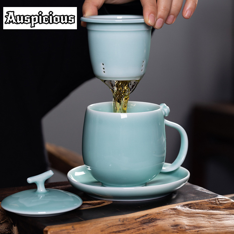 400ml Azure Longquan Celadon F - огляд і ціна Celadon Ceramic Cup