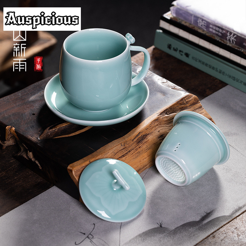 400ml Azure Longquan Celadon F - огляд і ціна Celadon Ceramic Cup