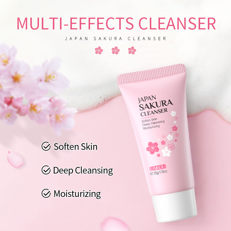 Japan Sakura Facial Cleaner Ko - огляд і ціна Korean Skincare Routine