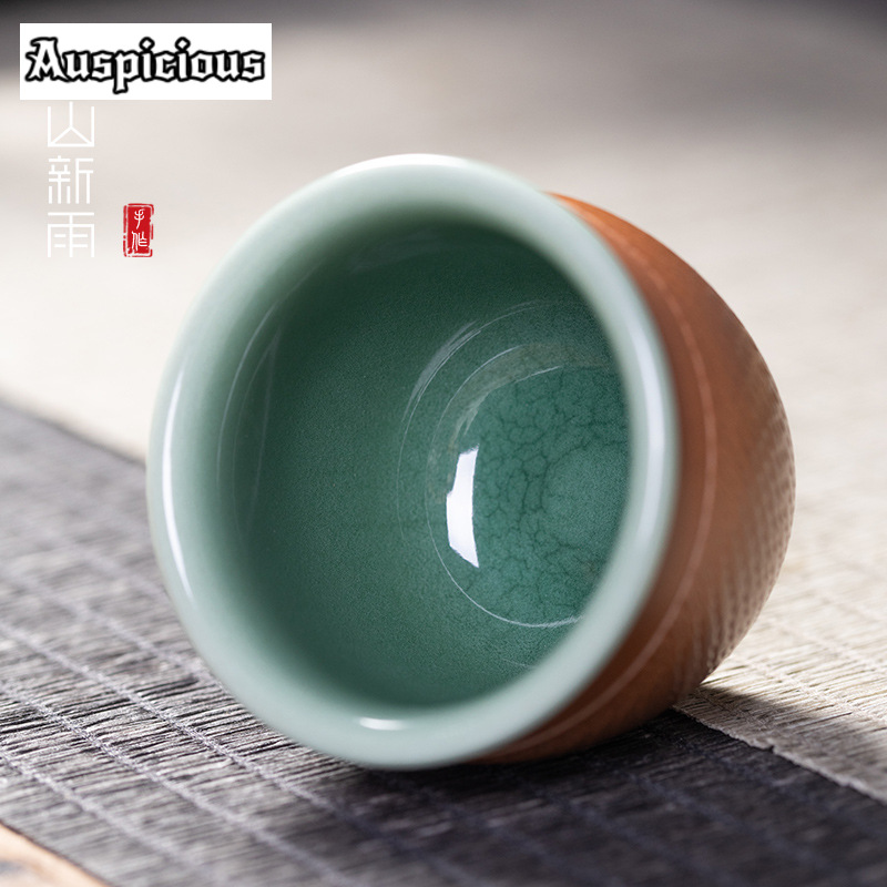 50ml Handmade Knife Jumping Ce - огляд і ціна Celadon Ceramic Cup