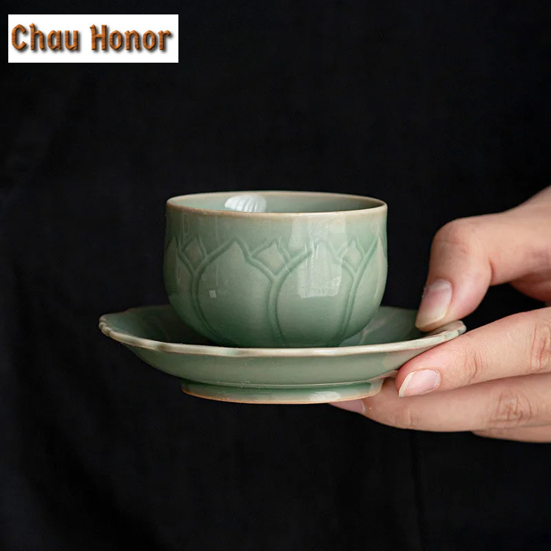 65ml Retro Celadon Sample Tea  - огляд і ціна Celadon Ceramic Cup