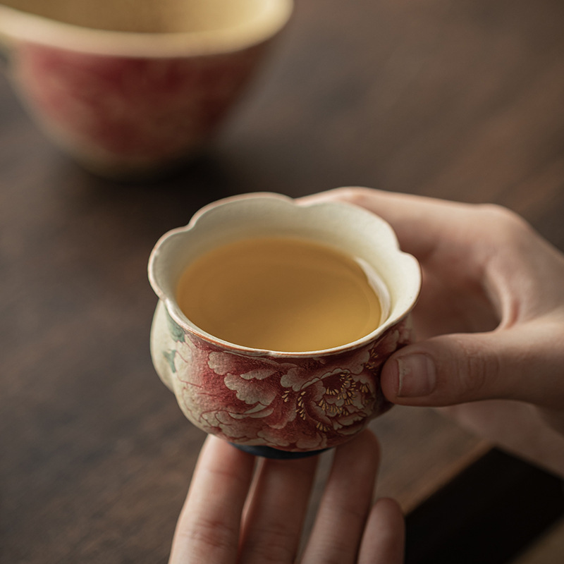 Ceramic Tea Cup Home Teacup Fl - огляд і ціна Celadon Ceramic Cup