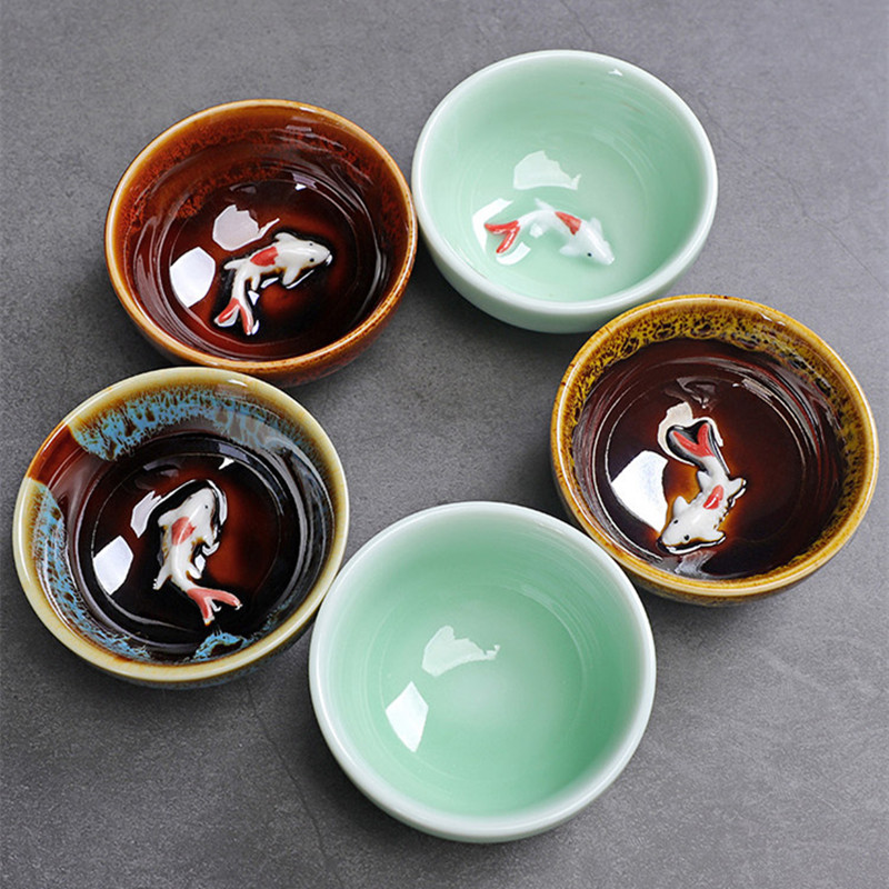 Celadon Fish Cute Teacup, Chin - огляд і ціна Celadon Ceramic Cup